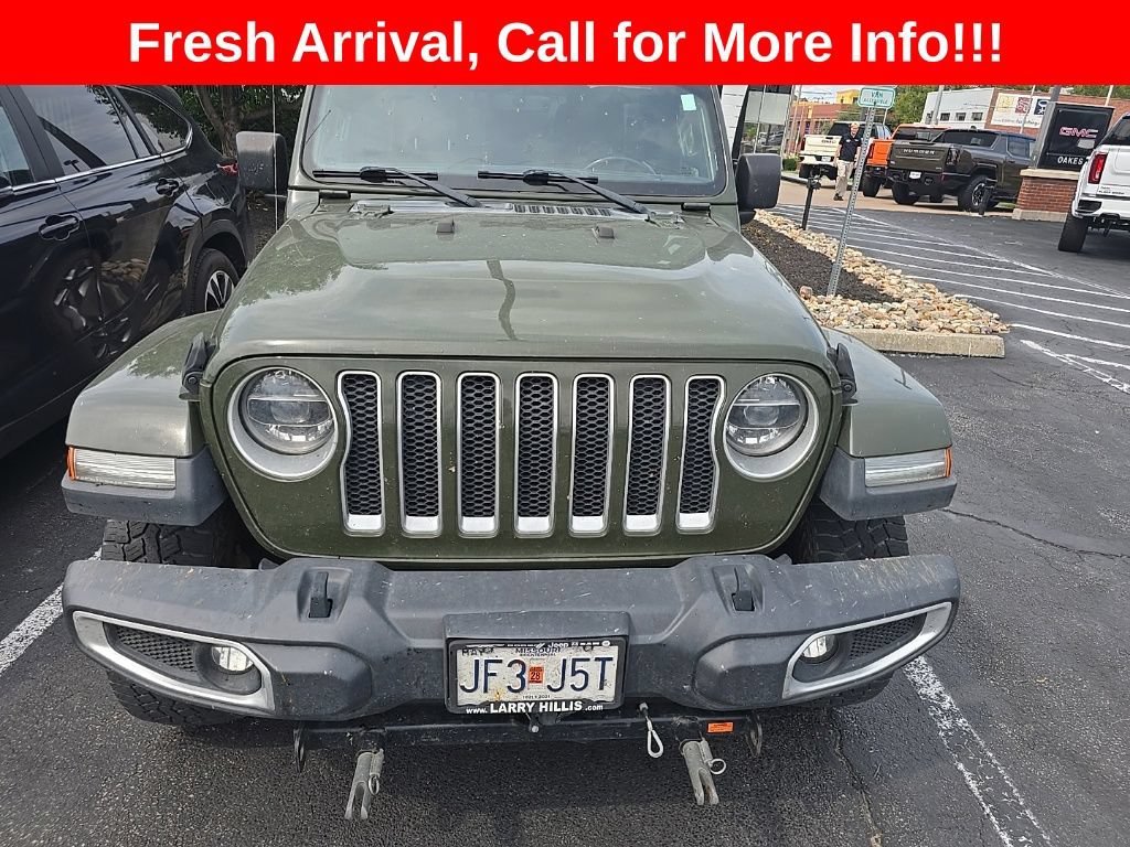 Used 2020 Jeep Wrangler Unlimited Sahara with VIN 1C4HJXEG7LW335336 for sale in Kansas City