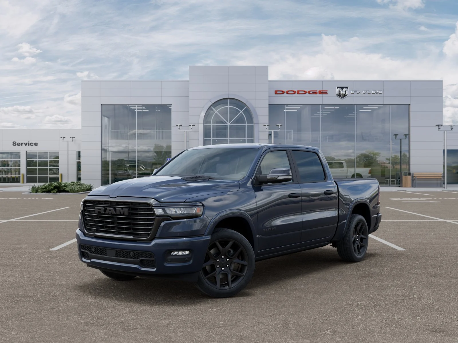 New 2026 Forged Blue Metallic Exterior Paint RAM Laramie image 28