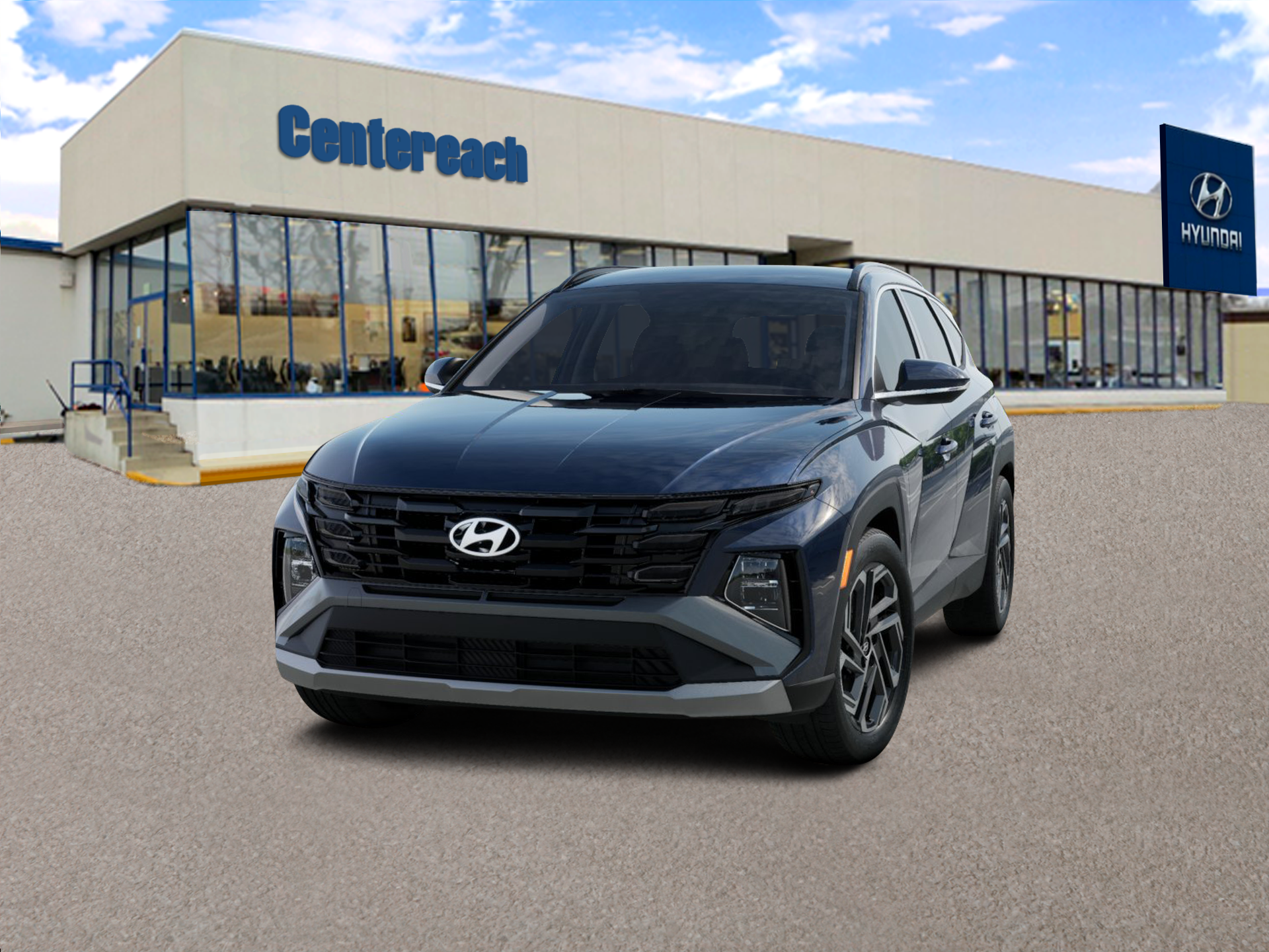 New 2026 Atlantis Blue Hyundai SEL Plus AWD image 1