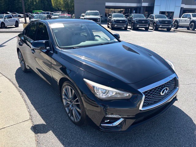 Used 2021 INFINITI Q50 LUXE with VIN JN1EV7BP2MM704549 for sale in Snellville, GA