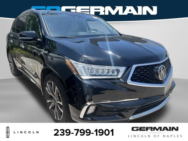 Used 2020 Black Acura Advance image 8