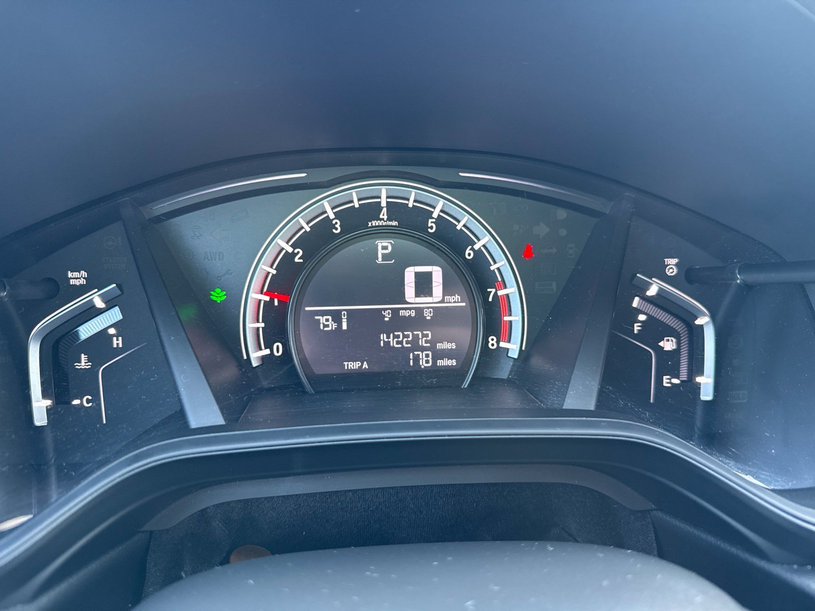 Used 2017 Red Honda LX image 7
