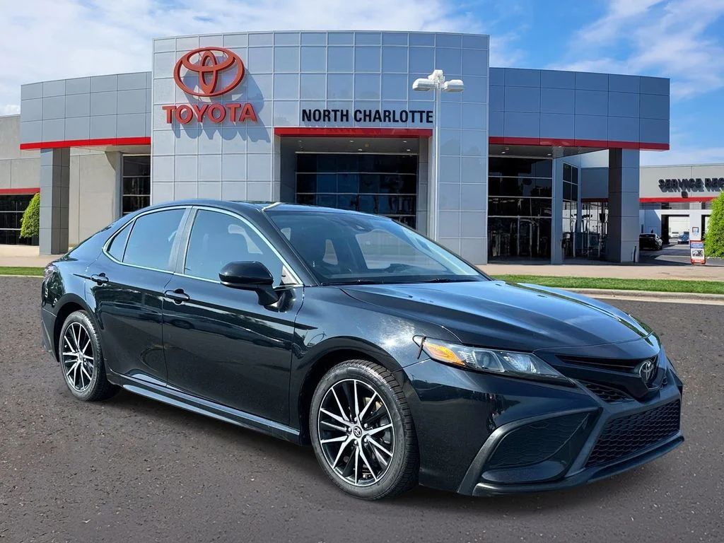 Used 2021 Black Toyota SE image 1