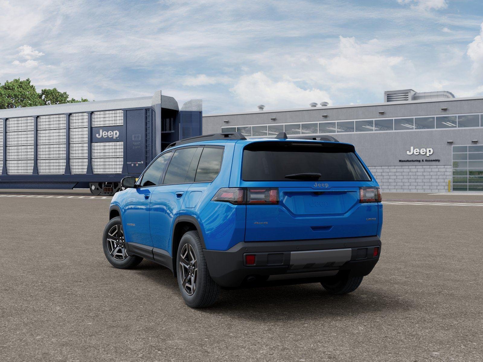 New 2026 Hydro Blue Pearl-Coat Exterior Paint Jeep Limited image 3