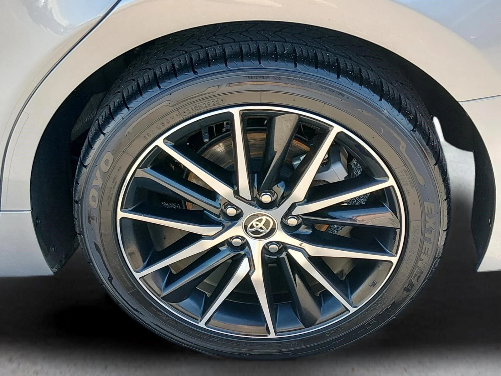 Used 2024 Celestial Silver Metallic Toyota SE image 12