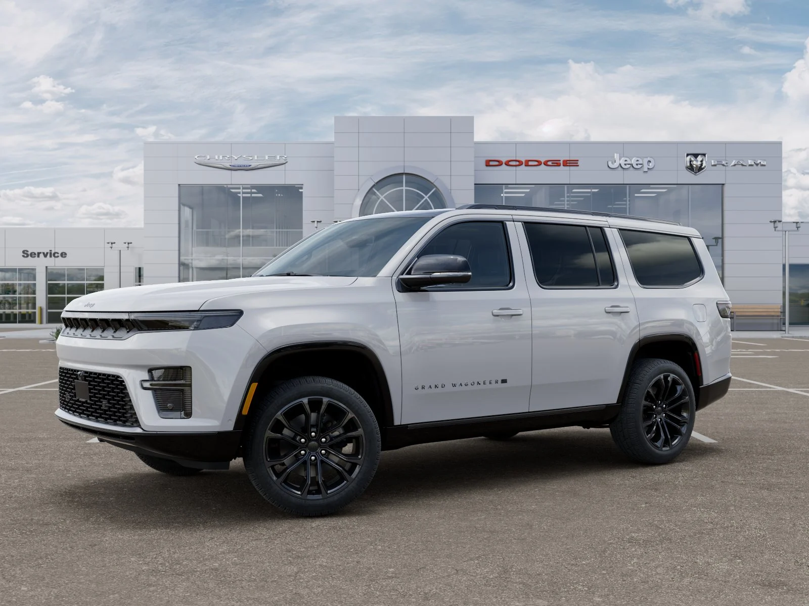 New 2026 Bright White Clear-Coat Exterior Paint Jeep Summit Obsidian image 31