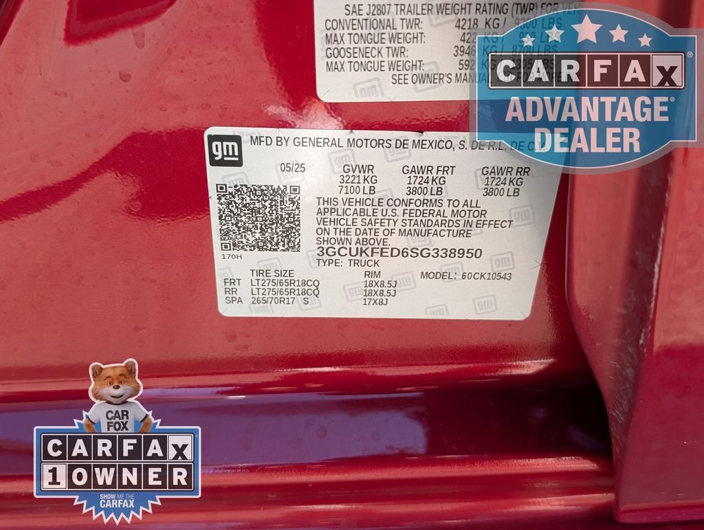Used 2025 Radiant Red Tintcoat Chevrolet LT Trail Boss image 37