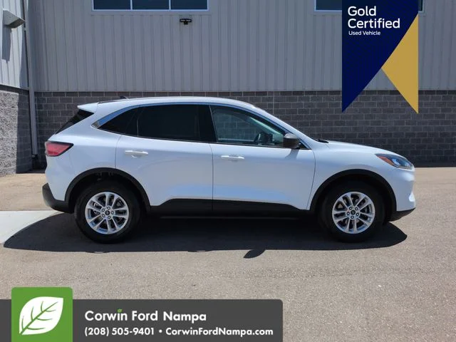Certified Used 2022 White Ford SE image 2