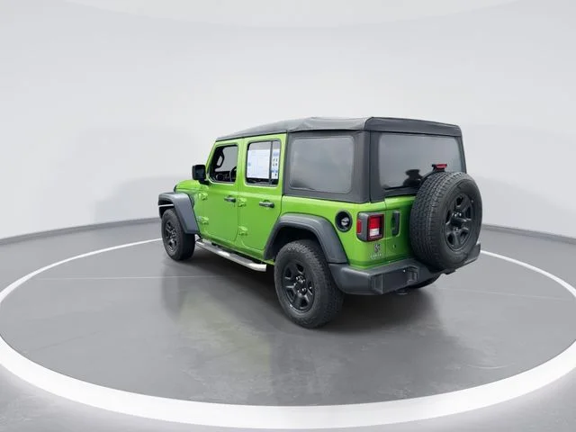 Used 2019 Green Jeep Unlimited Sport image 6