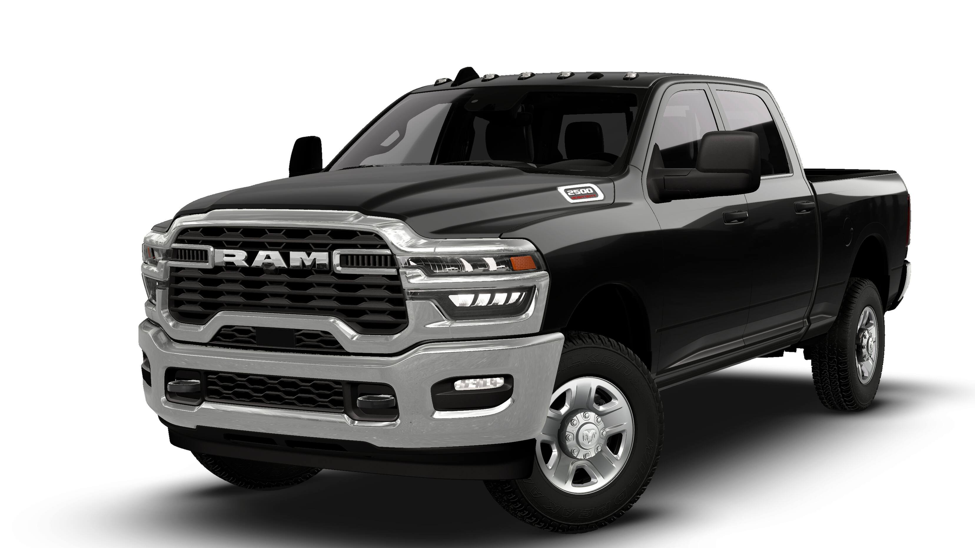 New 2027 Diamond Black Crystal Pearl-Coat Exterior Paint RAM TRADESMAN image 1