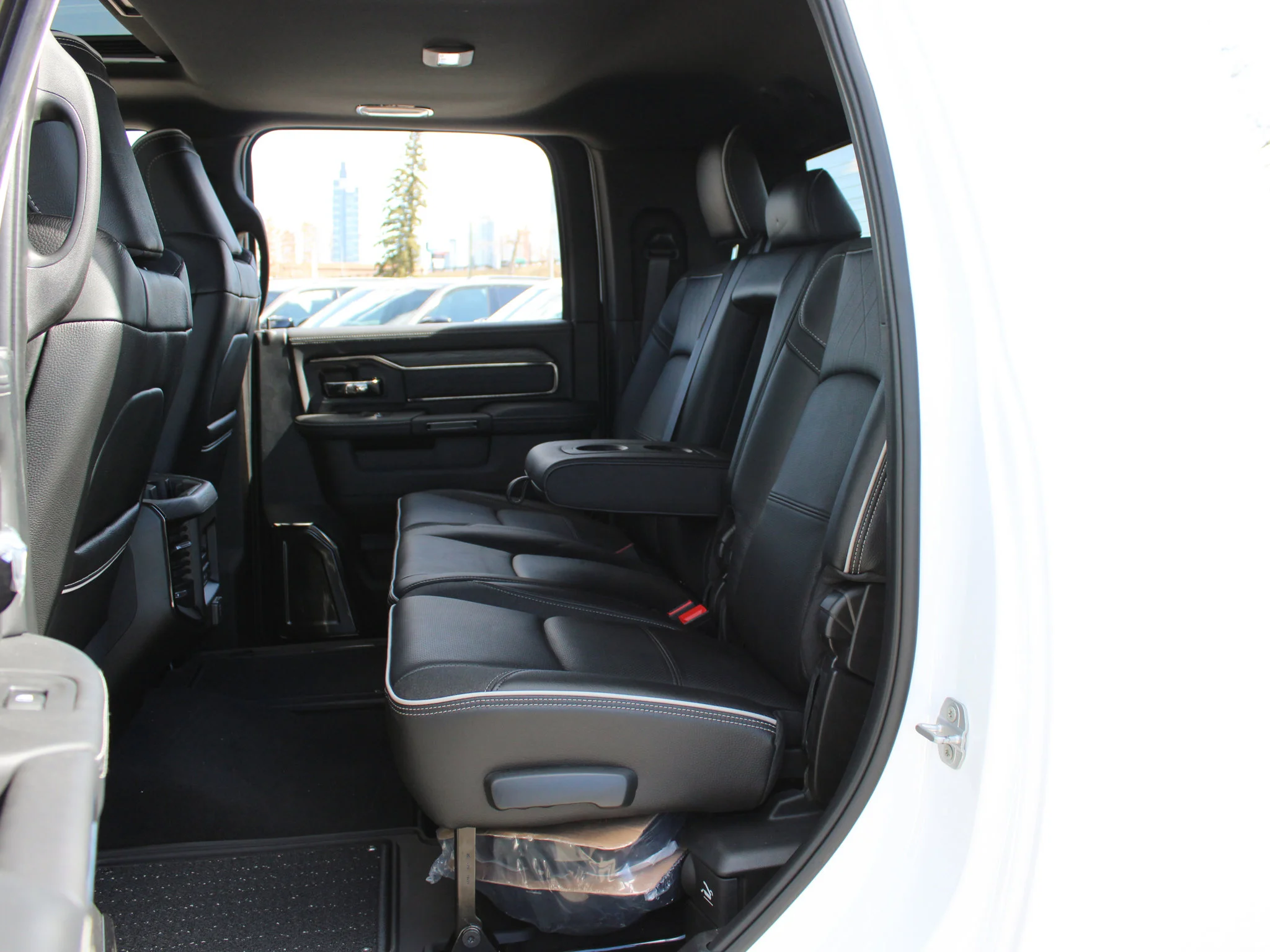New 2026 White RAM Limited* Mega Cab, 2 Inch Lift, 35 Inch Tires, Fuel Wheels image 19