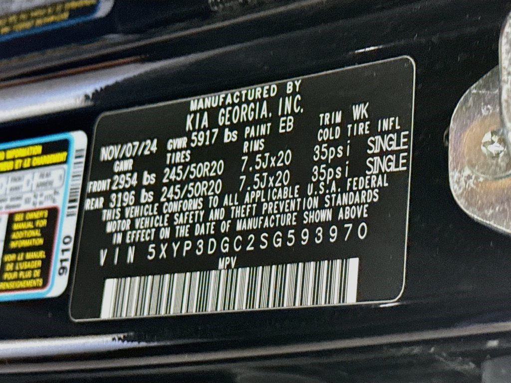 Used 2025 Ebony Black Kia EX X-Line image 36