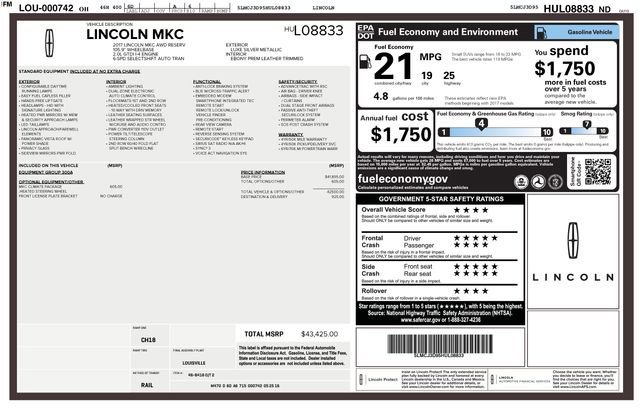 Used 2017 Gray Lincoln Reserve image 7