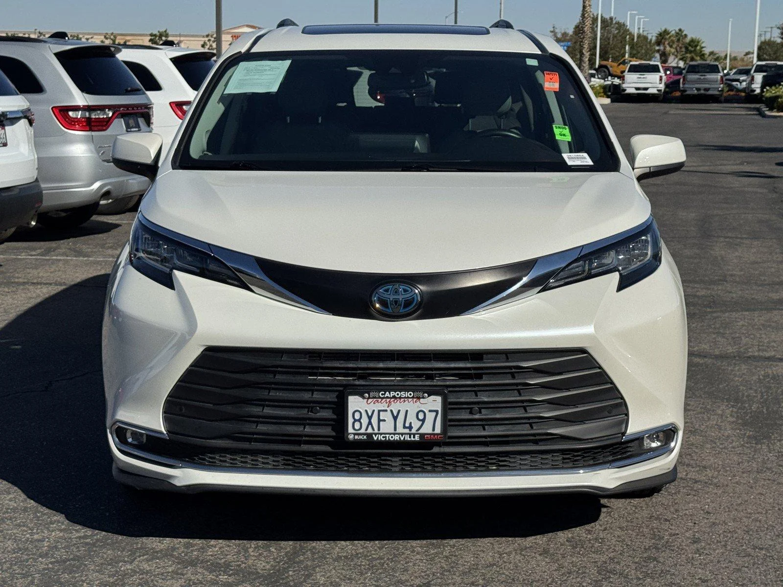 Used 2021 Blizzard Pearl Toyota XLE image 2