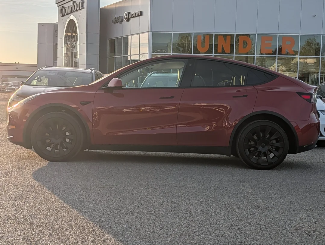 Certified Used 2023 Red Tesla Long Range AWD - Leather - Sunroof - FSD - Auto Steer & More image 5