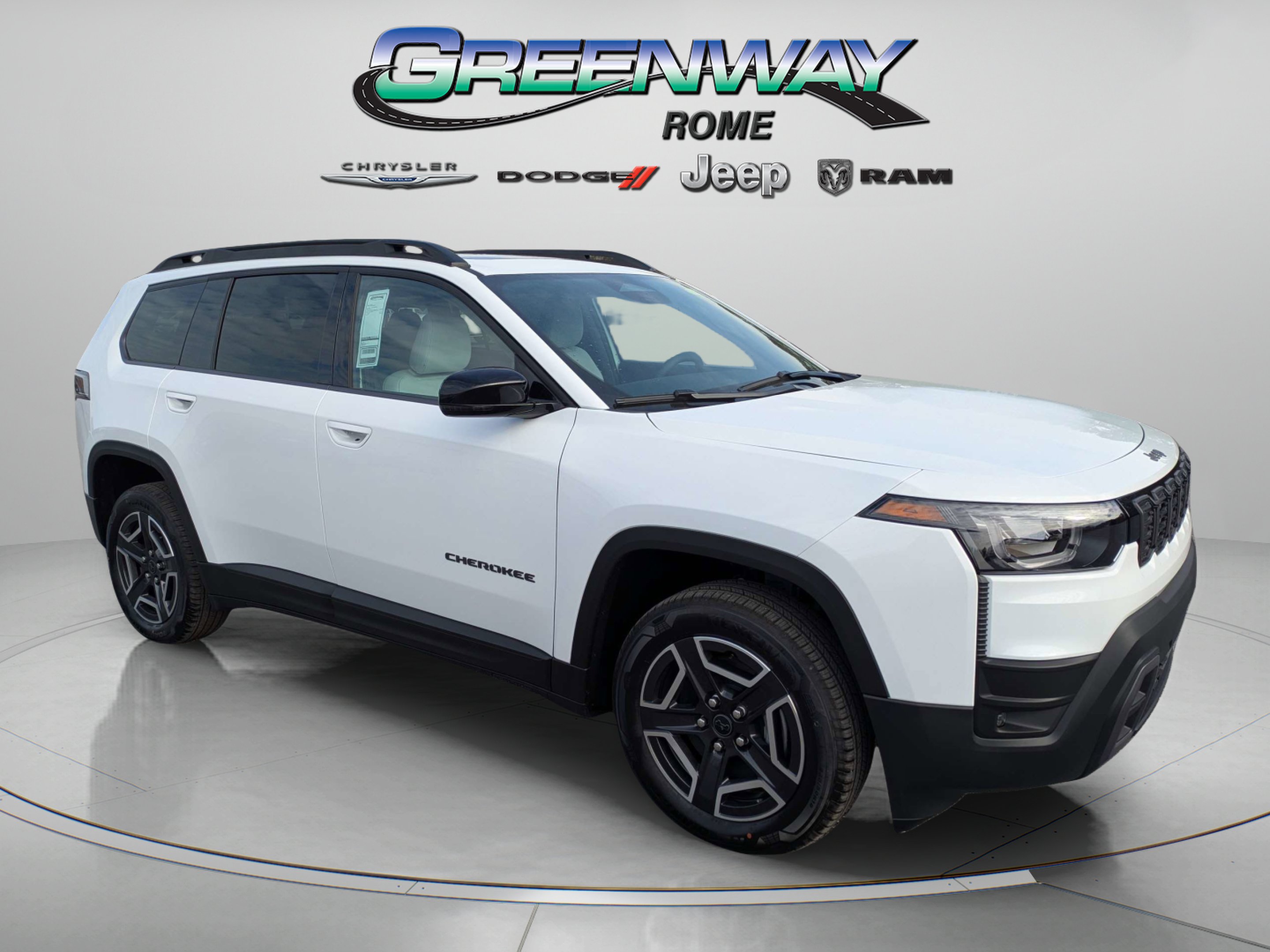 New 2026 Bright White Clear-Coat Exterior Paint Jeep Limited image 1