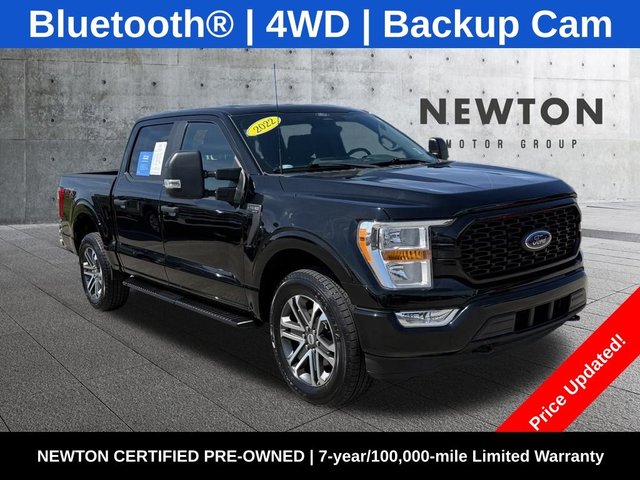 Pre-Owned 2022 Ford F-150 XL 4WD 4D SuperCrew