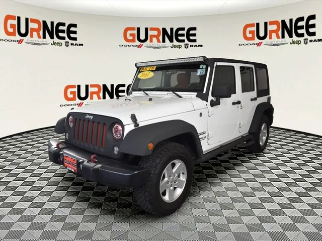 Used 2017 White Jeep Unlimited Sport image 7