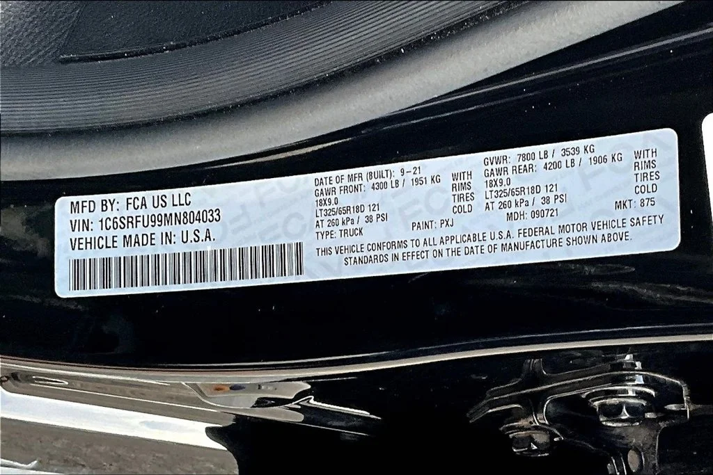 Used 2021 Black Ram TRX image 20