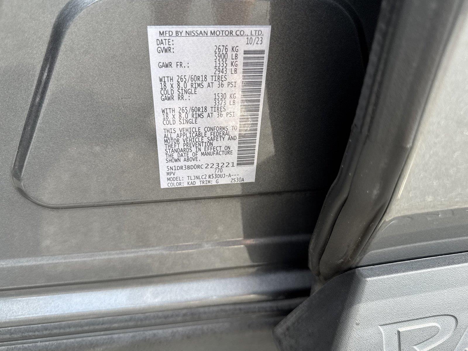 Used 2024 Gun Metallic Nissan Rock Creek image 38