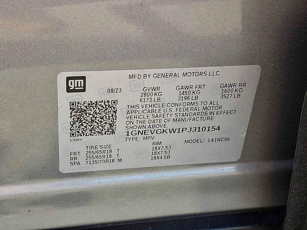 Used 2023 Sterling Gray Metallic Chevrolet LT Cloth image 28