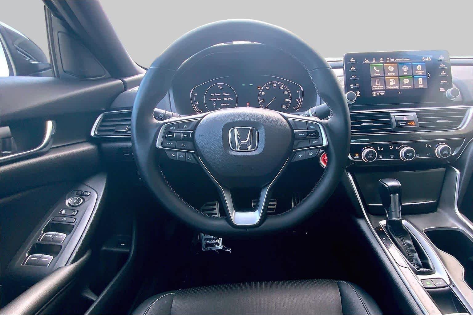 Used 2019 Crystal Black Pearl Honda Sport 1.5T image 6