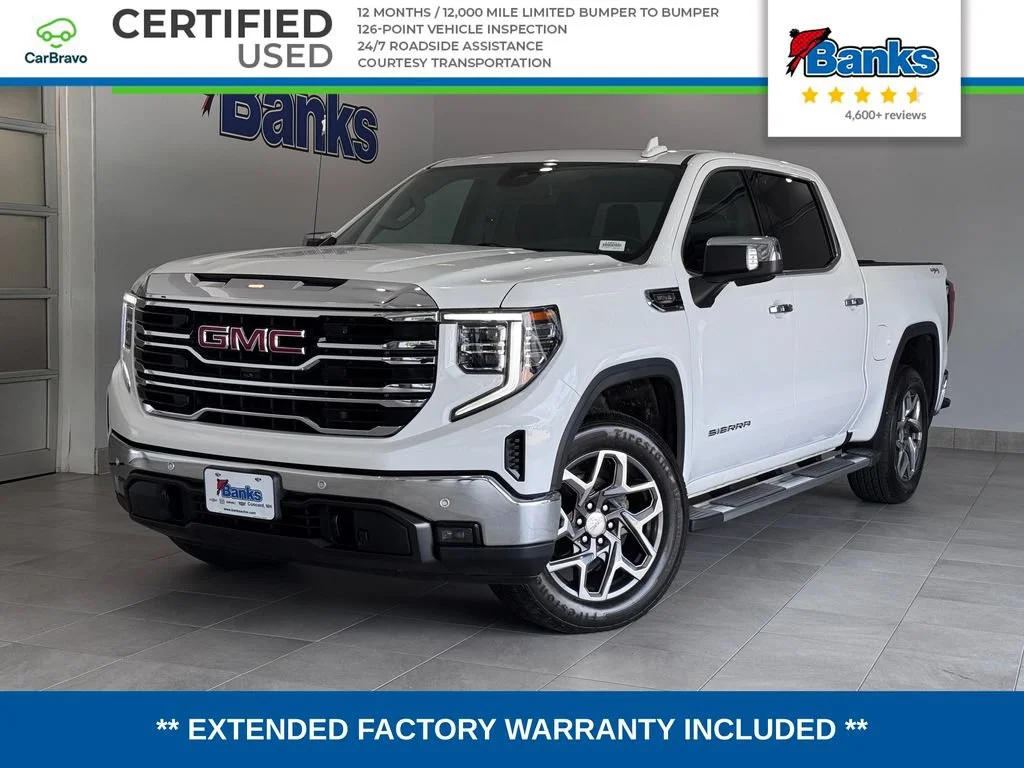 Certified Used 2023 Summit White GMC SLT image 1