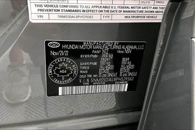Used 2023 Hampton Gray Hyundai Calligraphy image 40