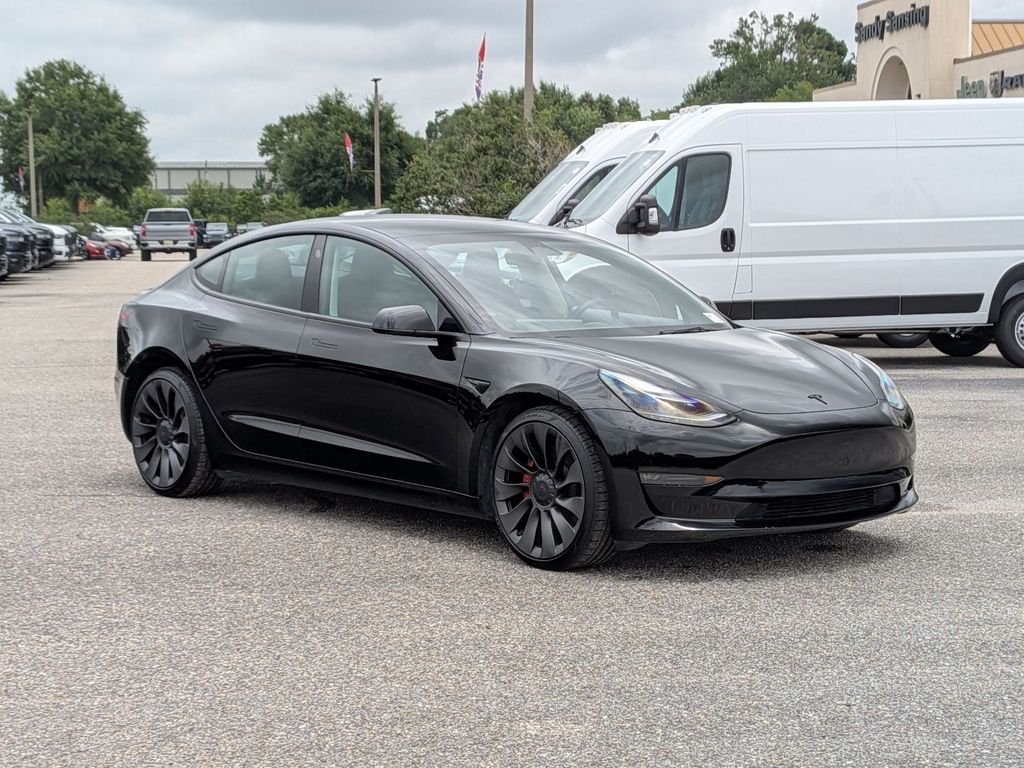 Used 2023 Black Tesla Performance image 7