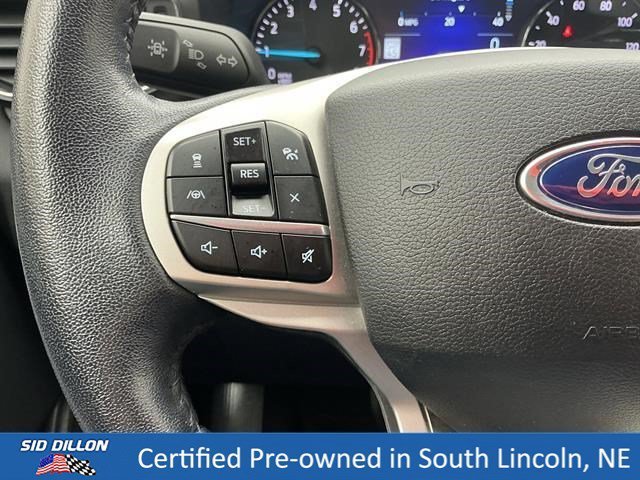 Used 2021 Star White Metallic Tri-Coat Ford XLT image 9