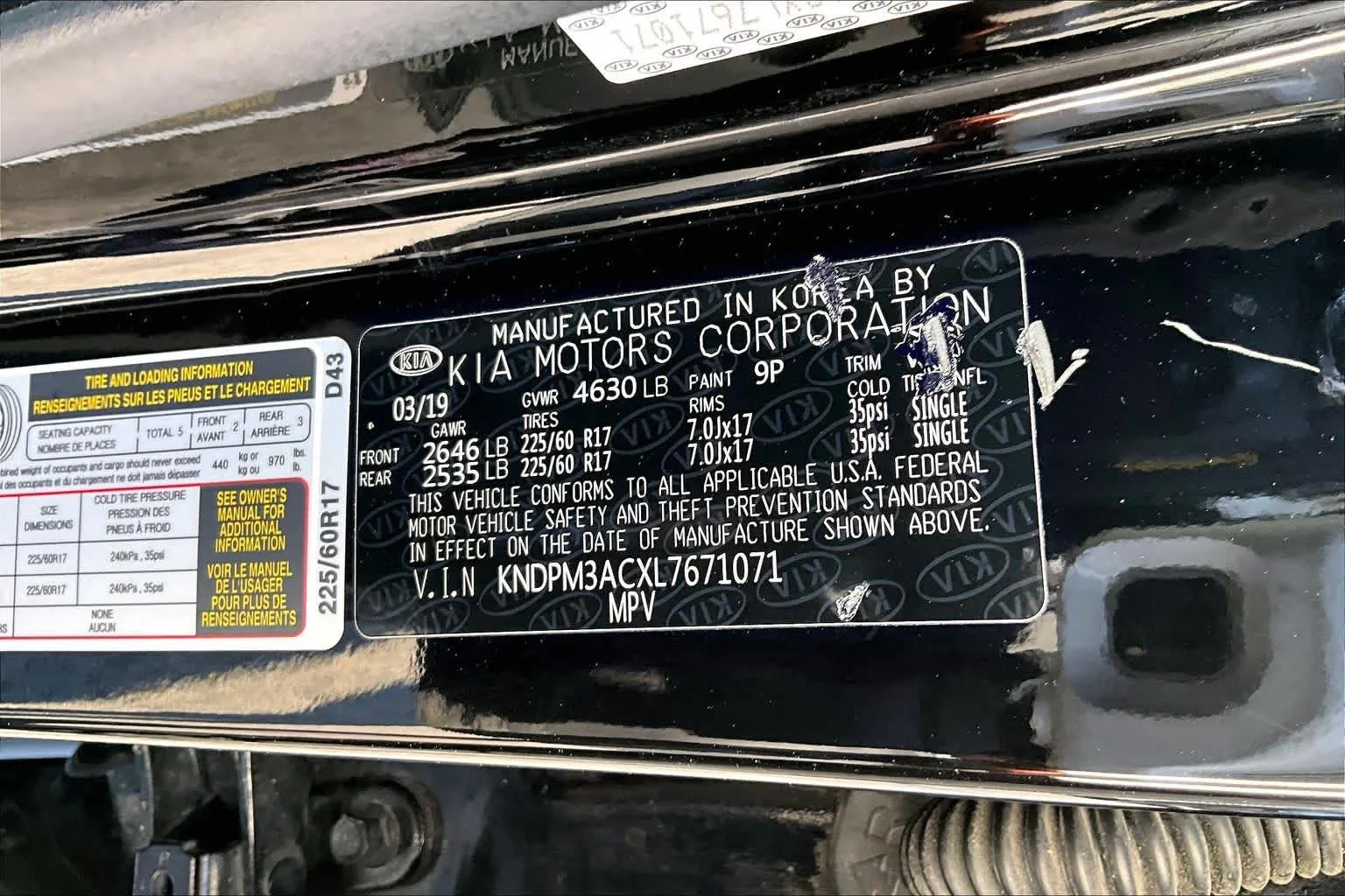 Certified Used 2020 Black Cherry Pearl Kia LX image 51