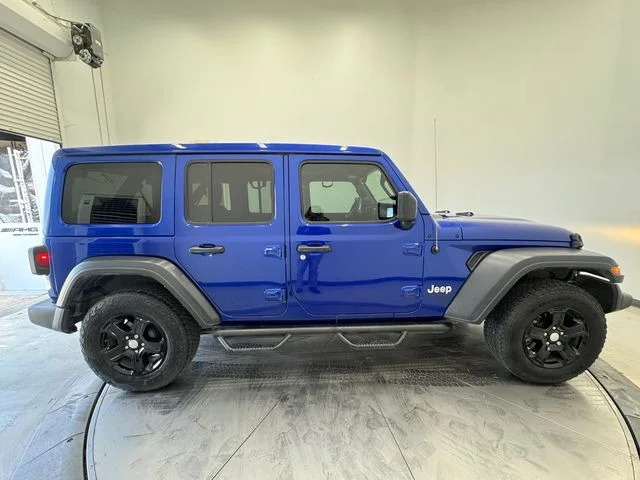 Used 2020 Ocean Blue Metallic Clearcoat Jeep Unlimited Sport S image 15