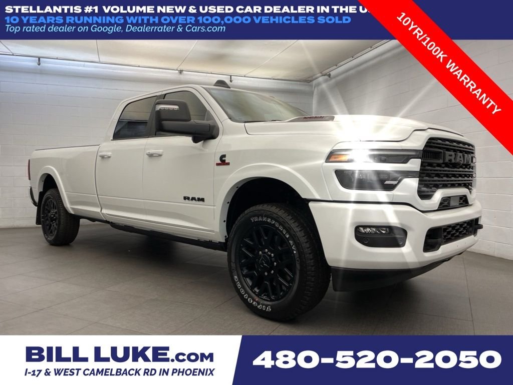 New 2026 Bright White Clear-Coat Exterior Paint RAM Limited SRW image 1