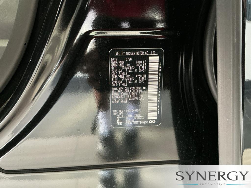 New 2027 MINERAL BLACK INFINITI Sport 4WD image 33