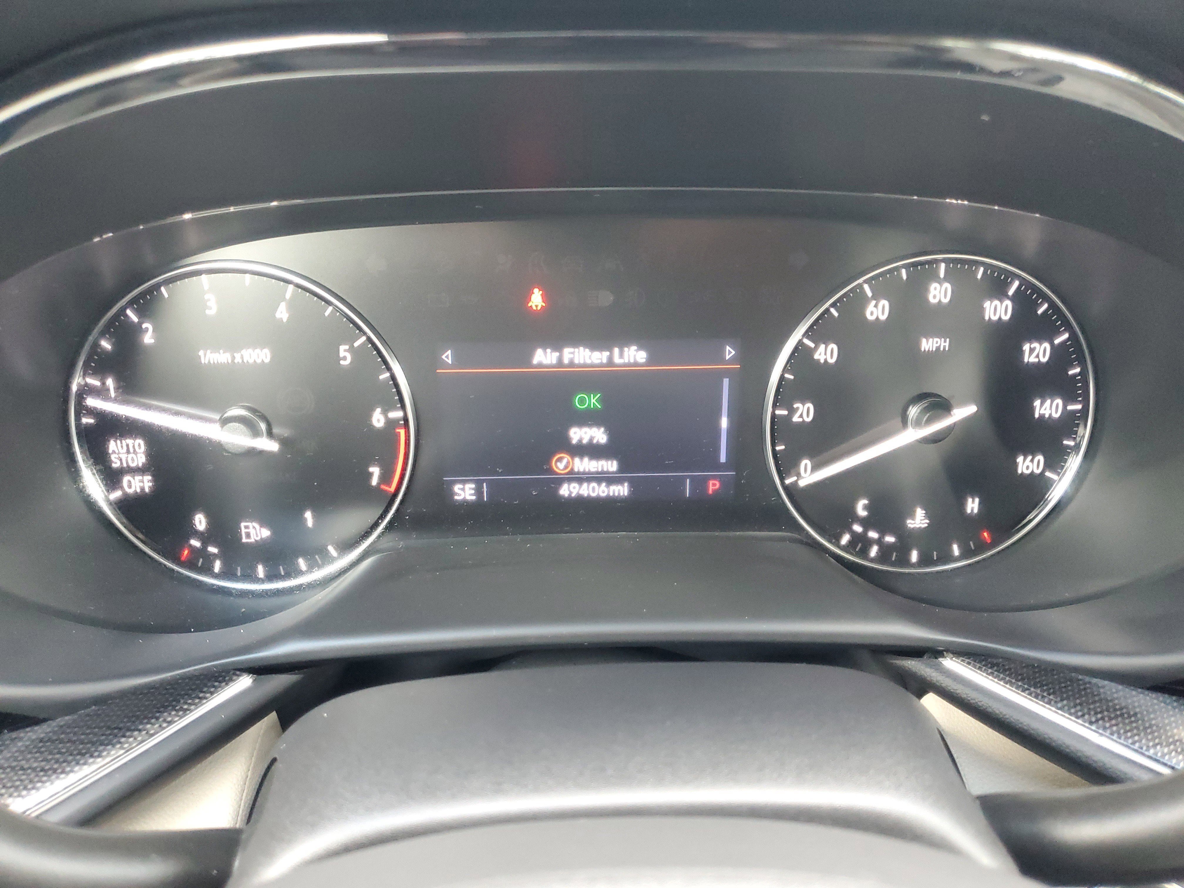 Used 2021 Dark Moon Blue Metallic Buick Preferred image 24