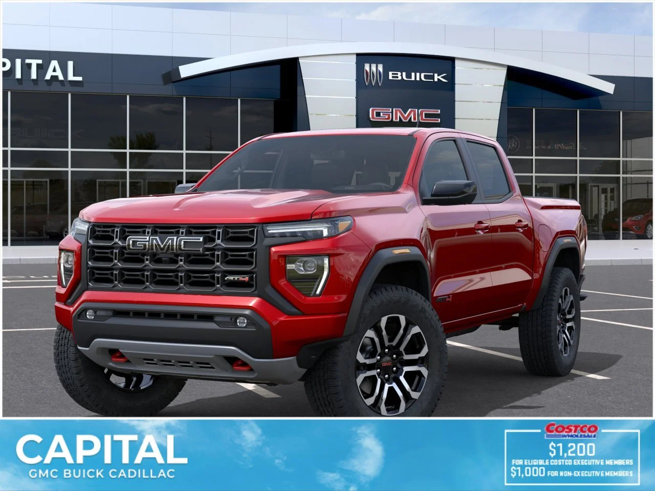 New 2026 Volcanic Red Tintcoat GMC AT4 image 1