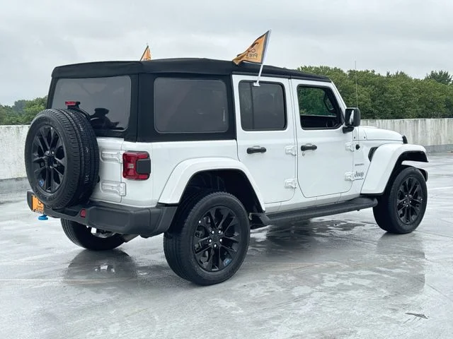 Certified Used 2023 White Jeep Sahara 4xe image 8