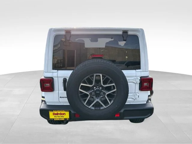 New 2026 Bright White Clear-Coat Exterior Paint Jeep Sahara image 6