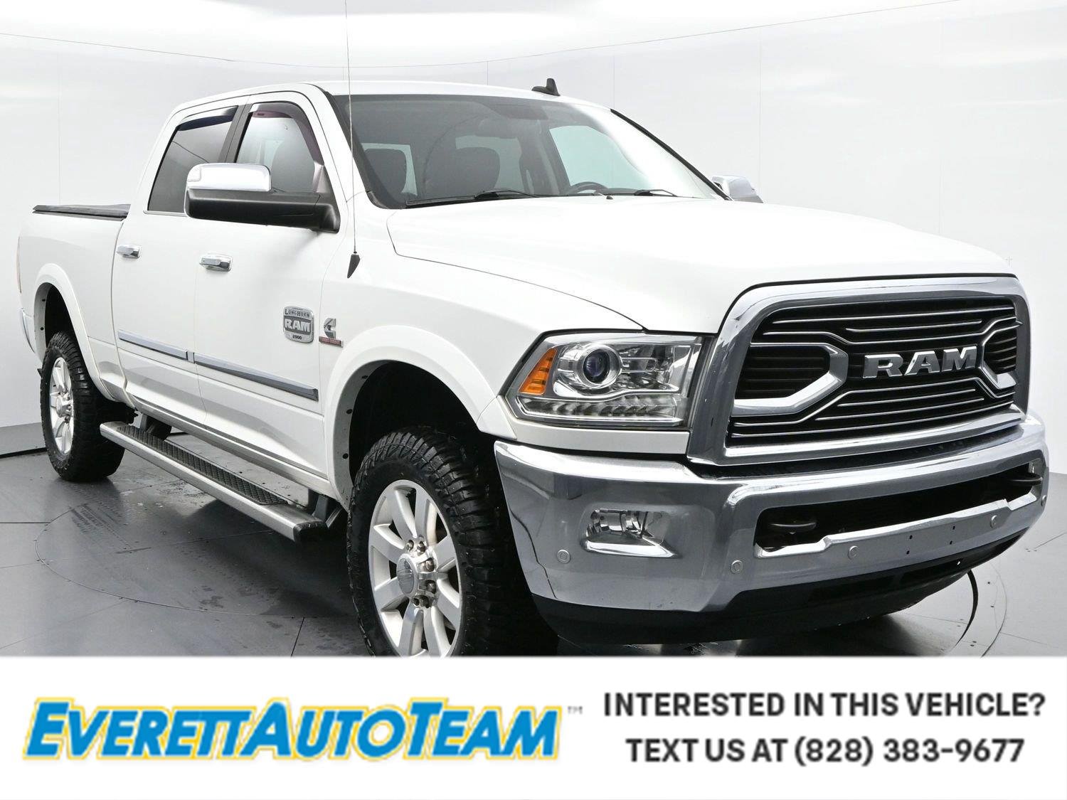 Used 2018 Bright White Clearcoat Ram Longhorn image 1