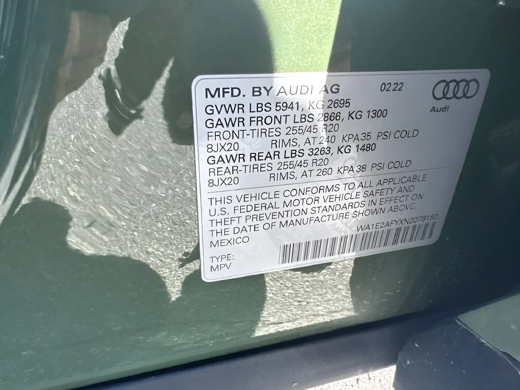Used 2022 Green Audi 55 Premium Plus image 25