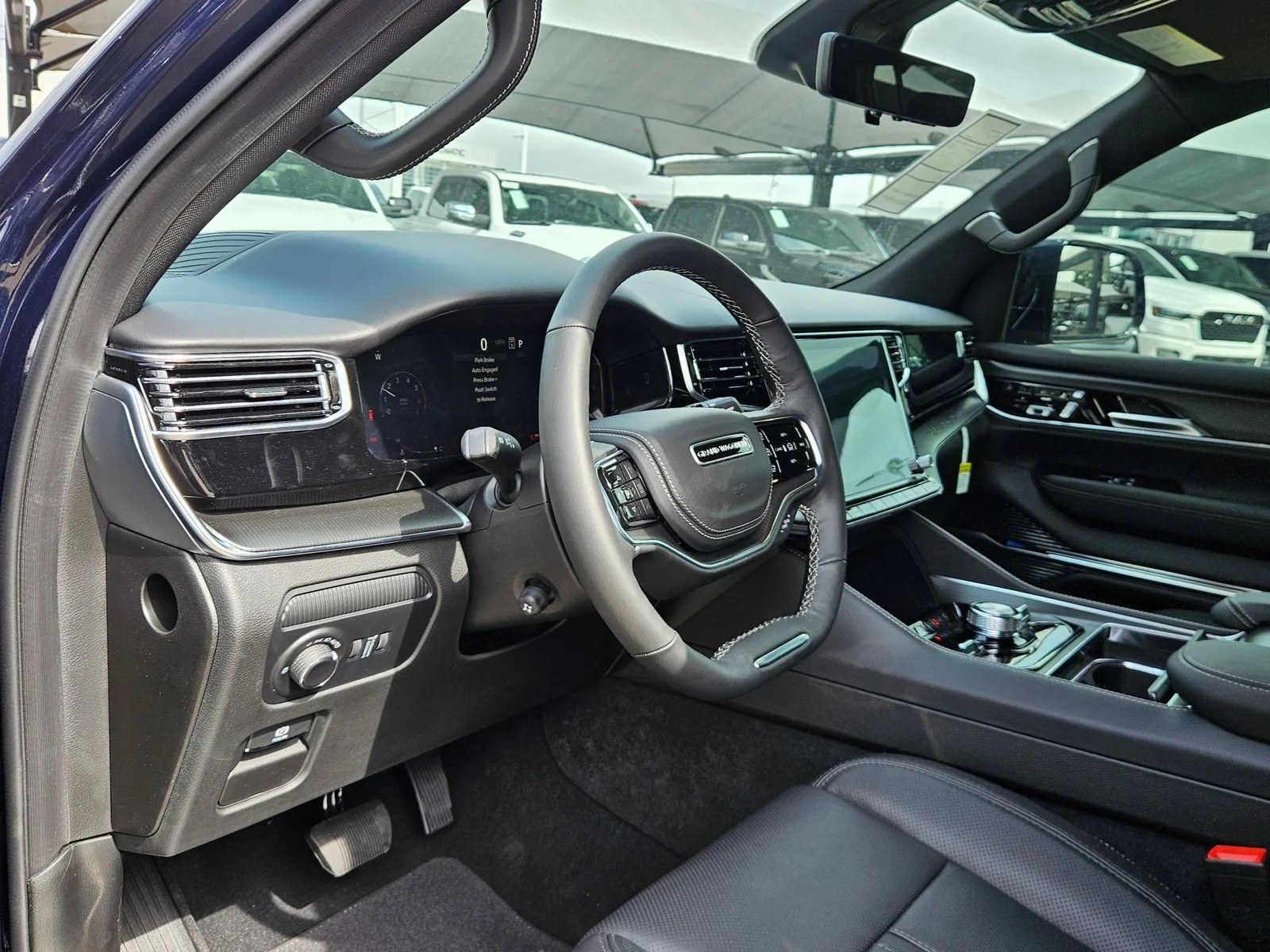 New 2026 Fathom Blue Pearlcoat Jeep Summit Obsidian image 3