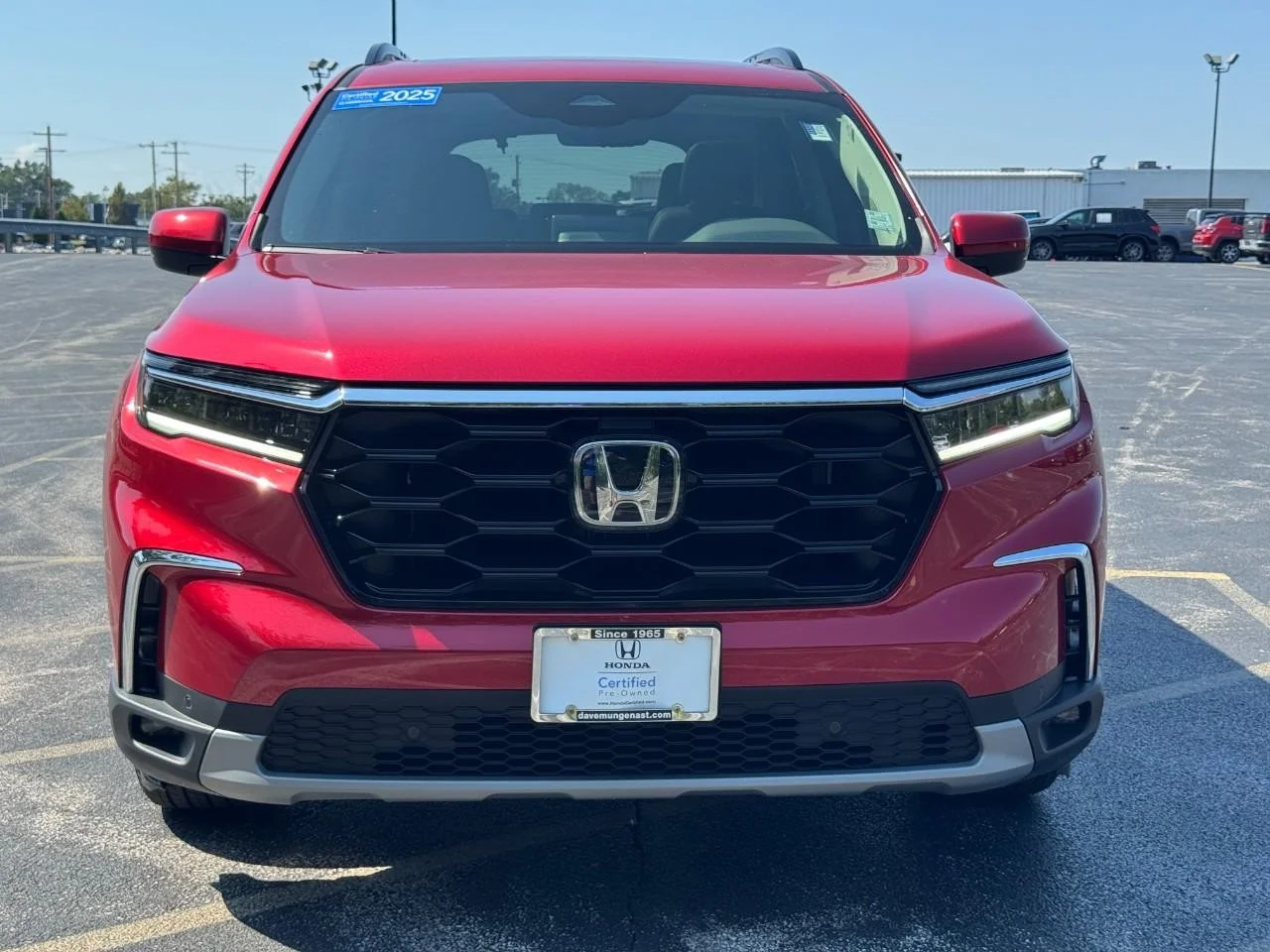 Certified Used 2025 Radiant Red Metallic II Honda AWD TRG image 11