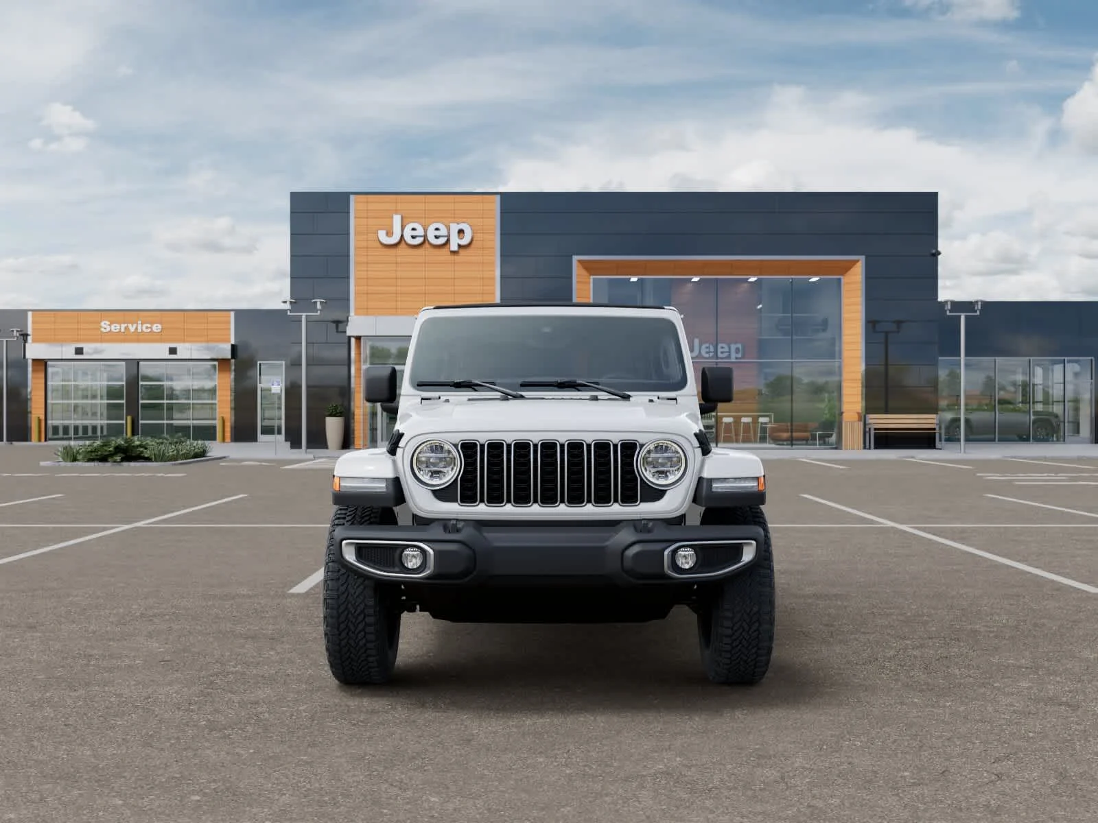 New 2027 Bright White Clearcoat Jeep Sahara image 6