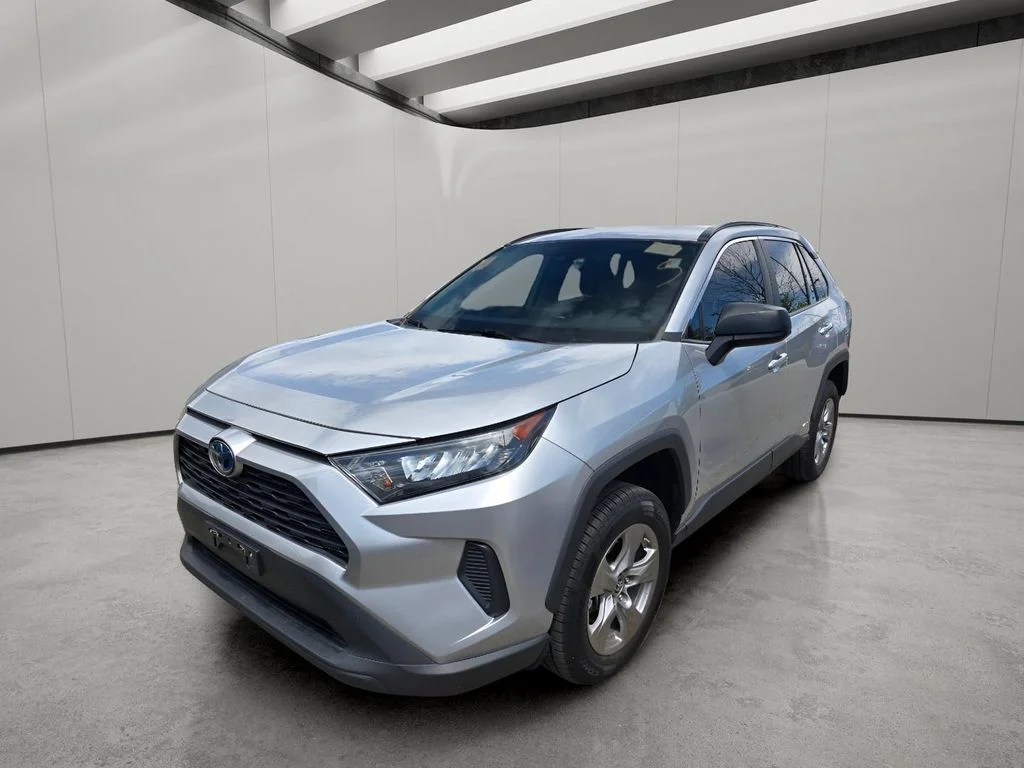 Used 2022 Silver Sky Metallic Toyota Hybrid LE image 2