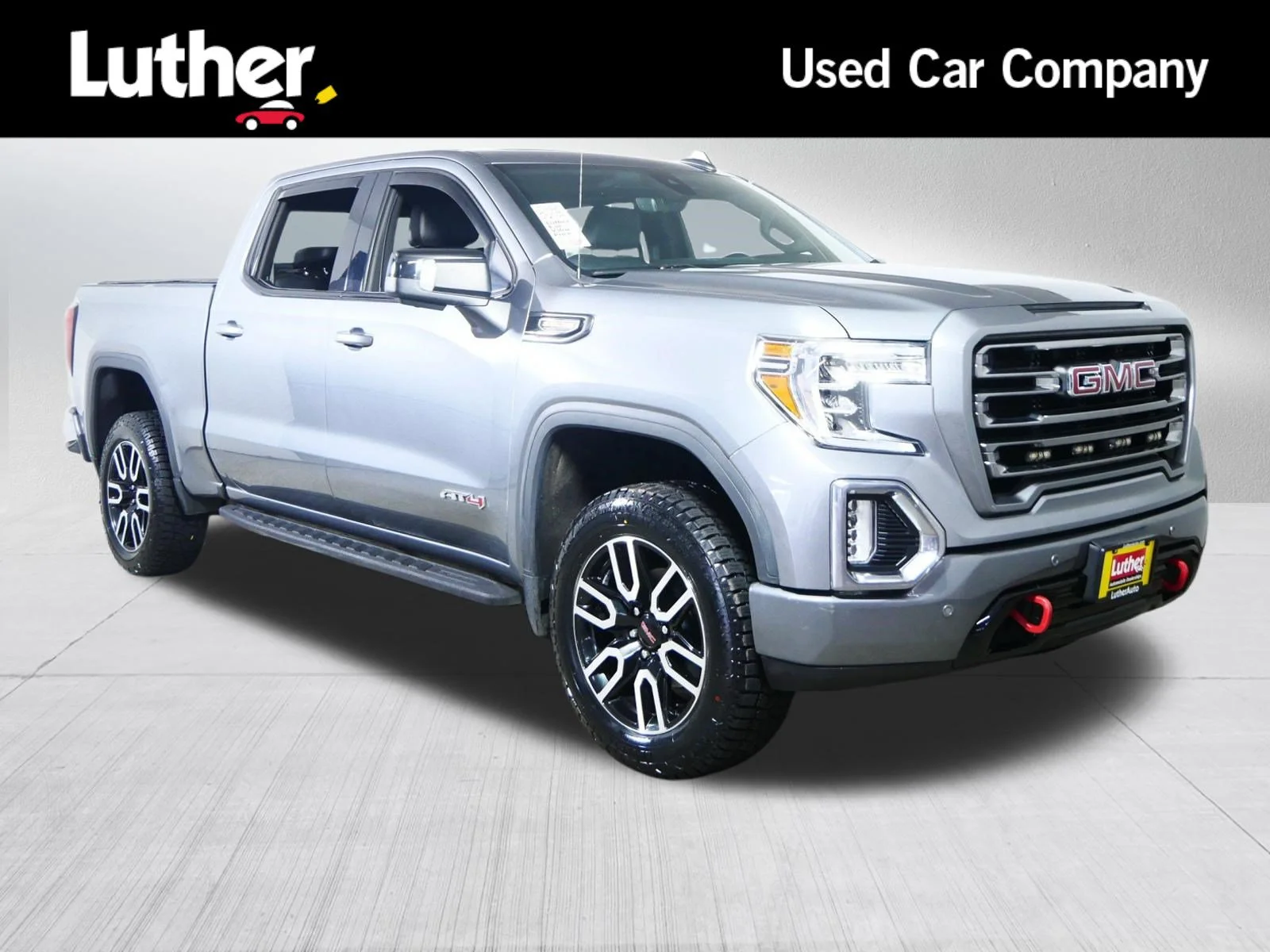 Used 2021 Satin Steel Metallic GMC AT4 image 1