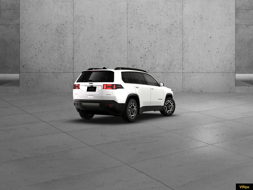 New 2026 Bright White Clear-Coat Exterior Paint Jeep Limited image 6