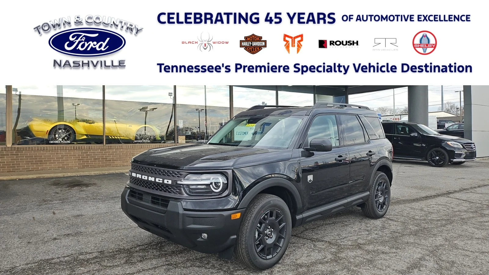 New 2025 Shadow Black Ford Big Bend 4WD image 1