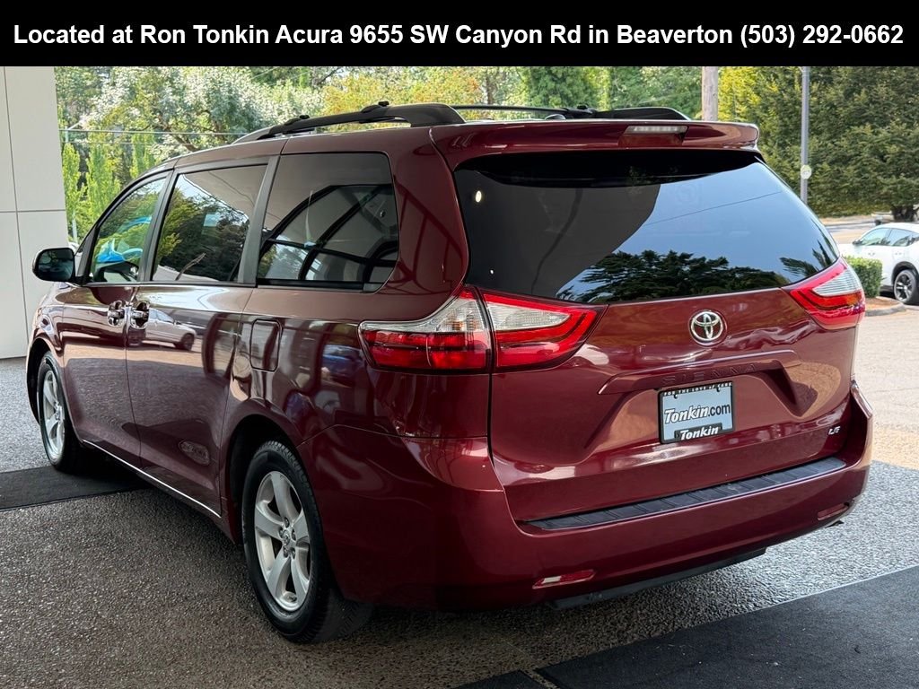Used 2017 Salsa Red Pearl Toyota LE image 5
