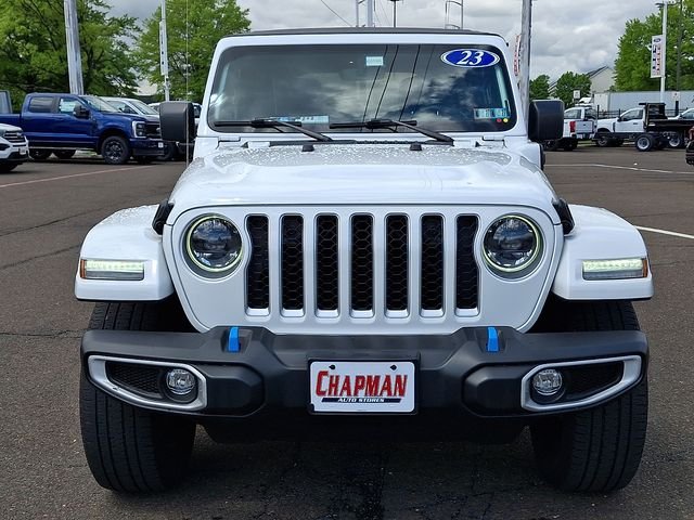 Used 2023 White Jeep Sahara 4xe image 2