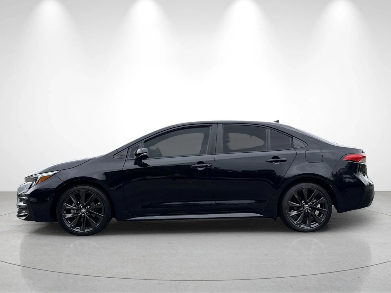 Used 2023 Midnight Black Metallic Toyota SE image 2